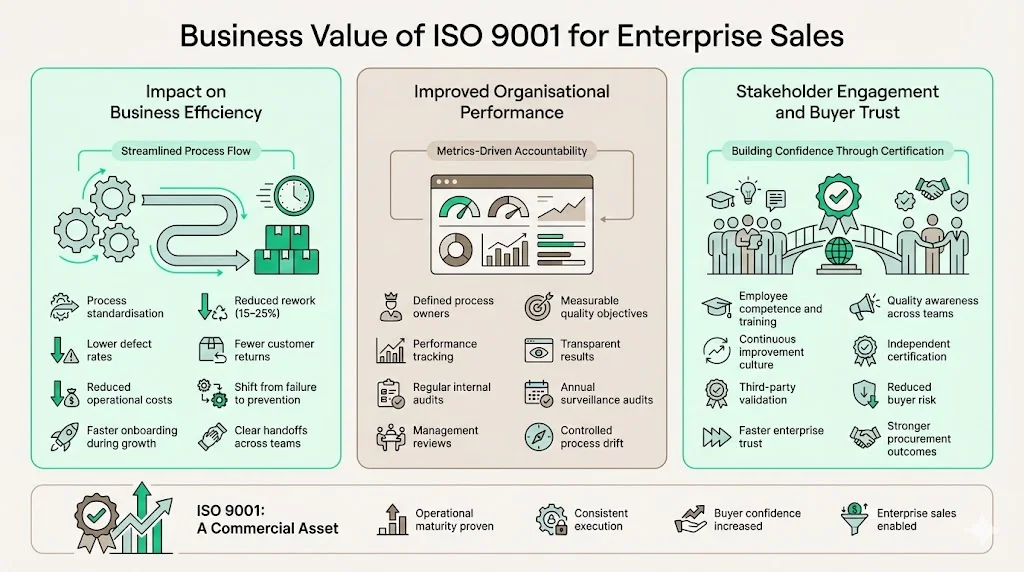 Business Value of ISO 9001 for Enterprise Sales