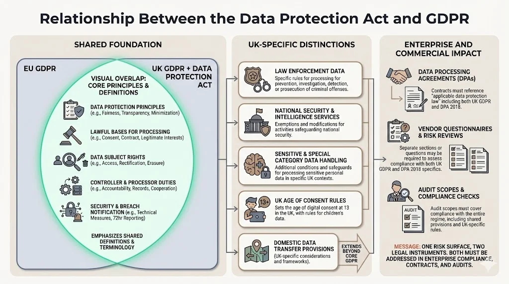 Relationship Between the Data Protection Act and GDPR