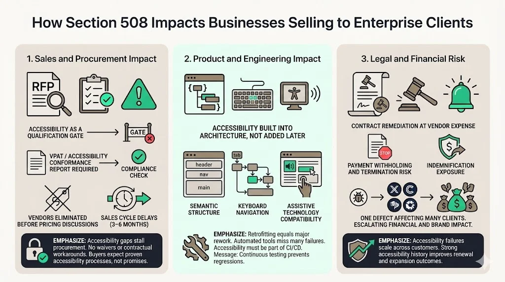 How Section 508 Impacts Businesses Selling to Enterprise Clients