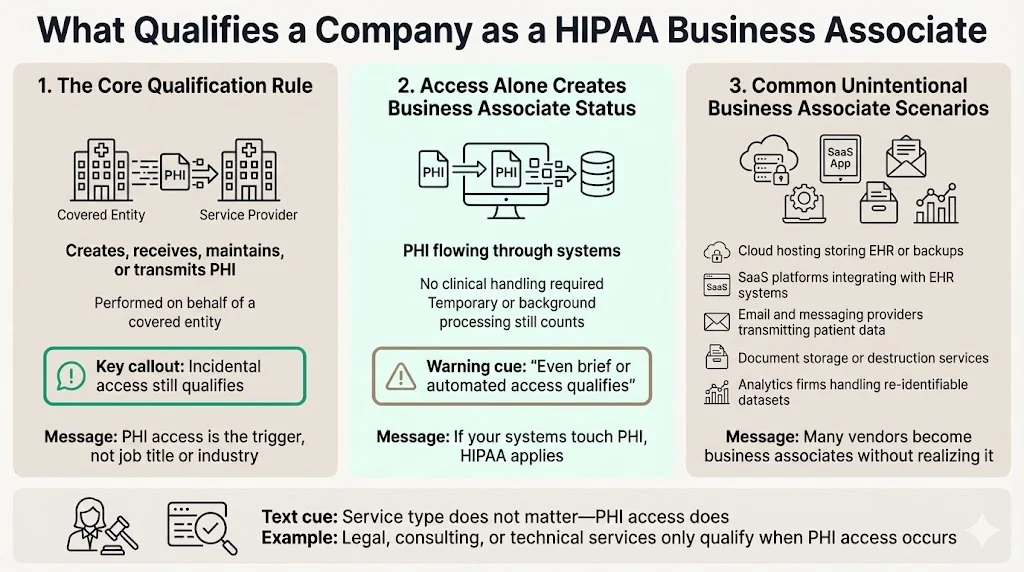 What Qualifies a Company as a HIPAA Business Associate