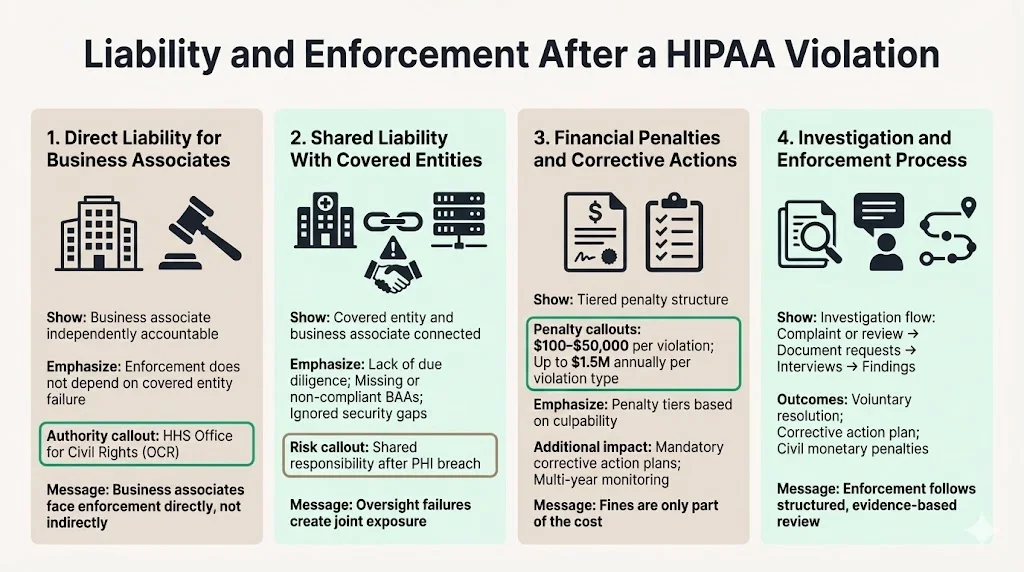 Liability and Enforcement After a HIPAA Violation