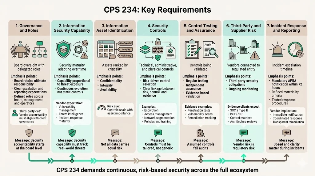 CPS 234 Key Requirements