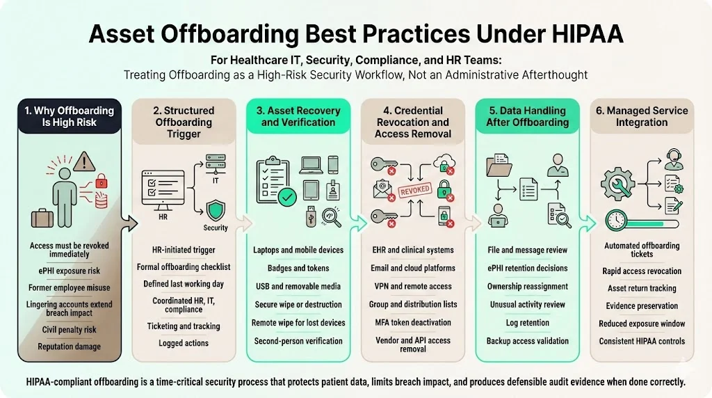 Asset Offboarding Best Practices Under HIPAA