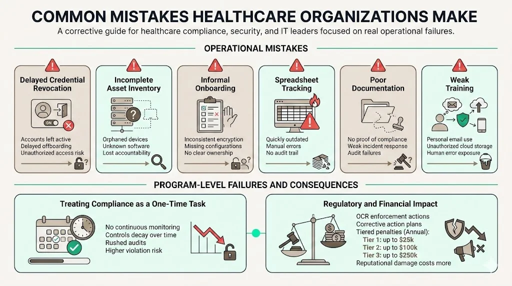 Common Mistakes Healthcare Organizations Make