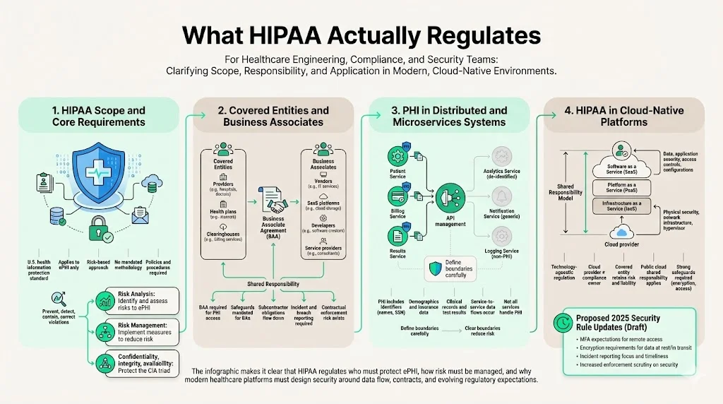 What HIPAA actually regulates