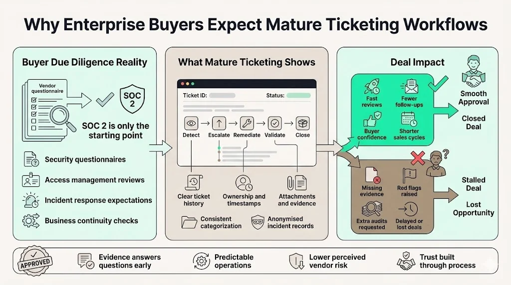 Why Enterprise Buyers Expect Mature Ticketing Workflows