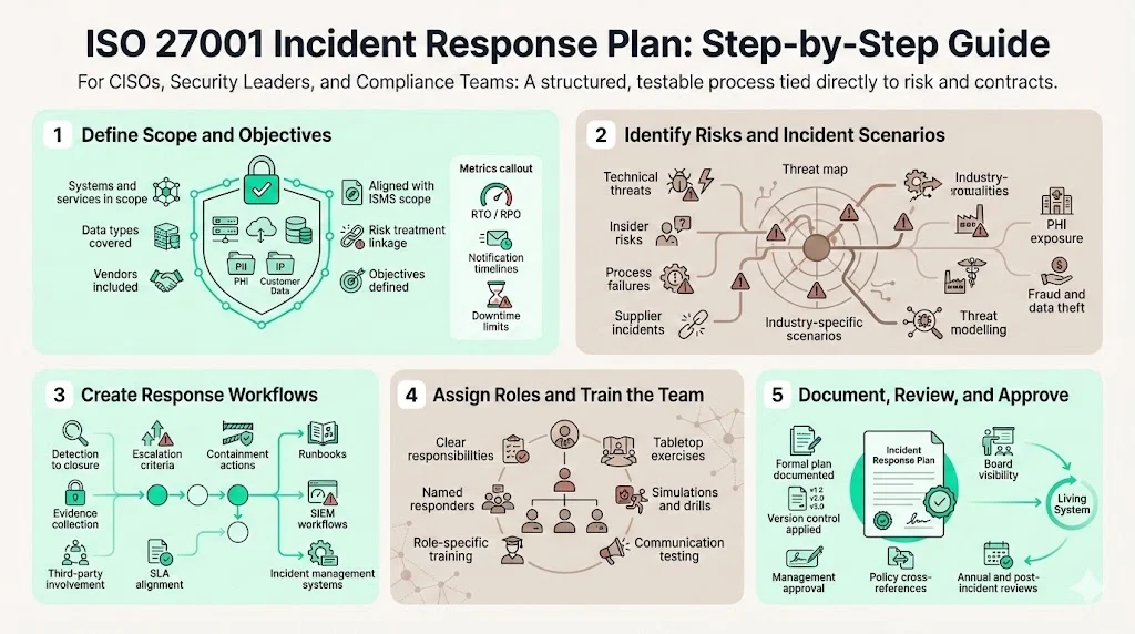 Step‑by‑step: how to build an ISO 27001 incident response plan