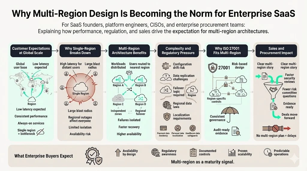 Why Multi‑Region Design Is Becoming the Norm for Enterprise SaaS