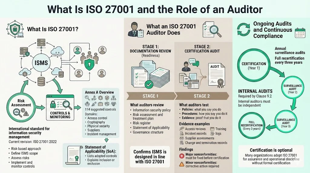What Is ISO 27001 and the Role of an Auditor