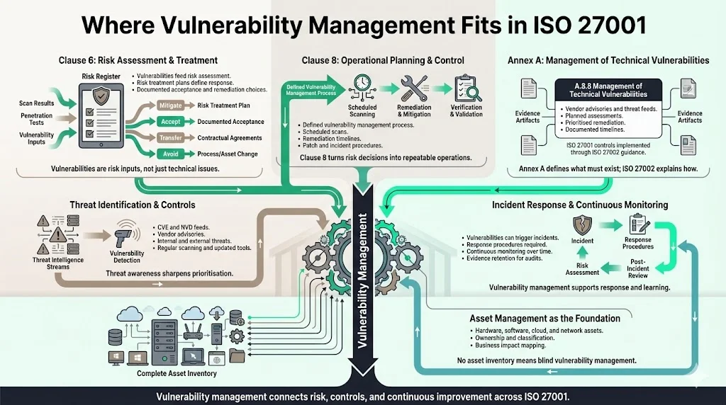 Where vulnerability management fits in ISO 27001