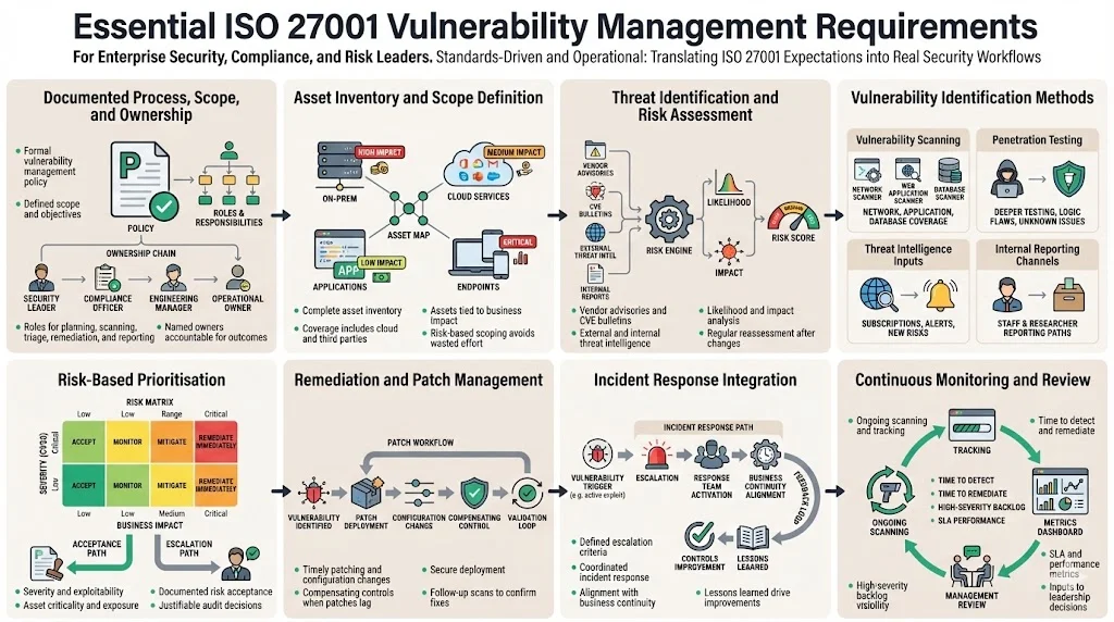 Essential ISO 27001 vulnerability management requirements