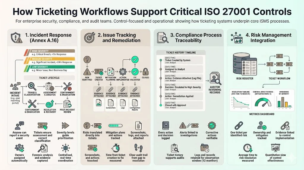 Support for critical controls and processes
