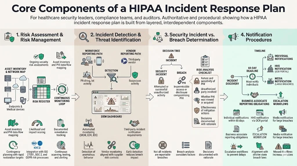 Core Components of a HIPAA Incident Response Plan