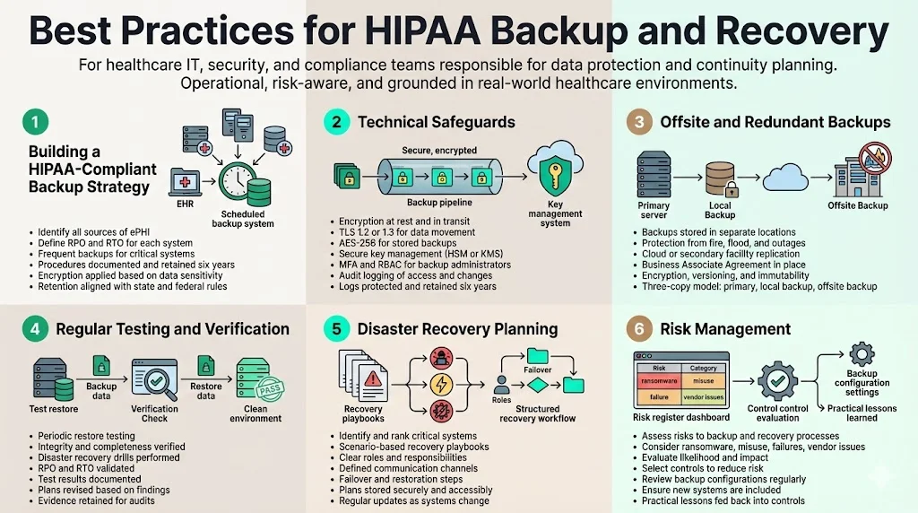 Best Practices for HIPAA Backup and Recovery