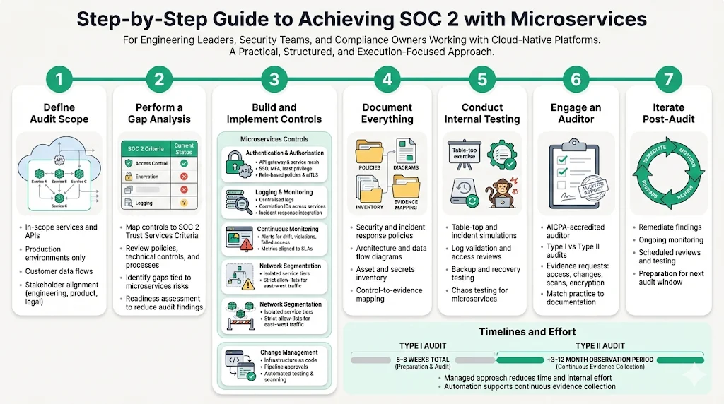Step‑by‑Step Guide to Achieving SOC 2 with Microservices