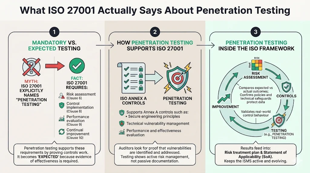 What ISO 27001 Actually Says About Penetration Testing