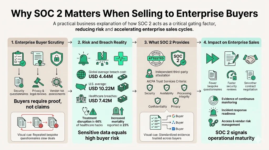 Why SOC 2 matters when selling to enterprise buyers