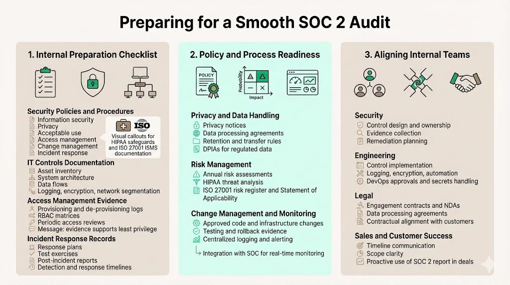 Preparing for a smooth SOC 2 audit