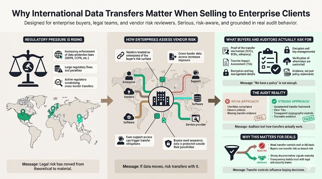 Why International Data Transfers Matter When Selling to Enterprise Clients