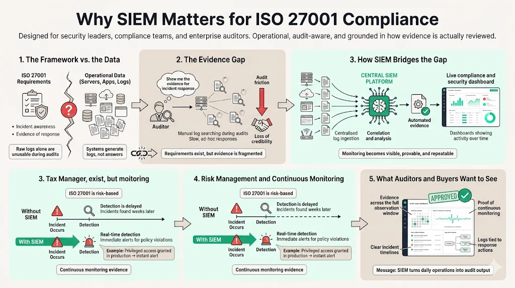 Why SIEM Matters for ISO 27001 Compliance