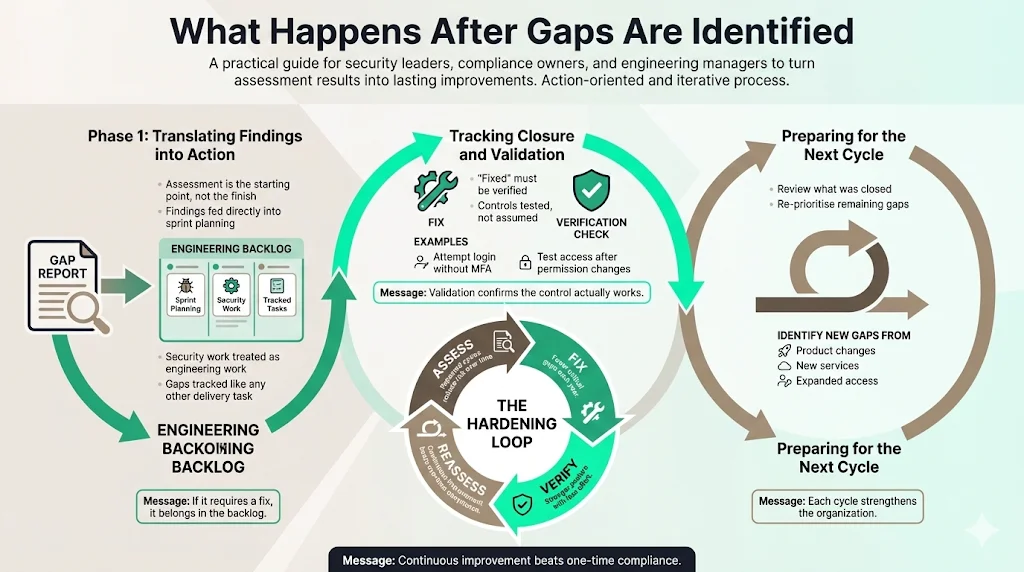 What Happens After Gaps Are Identified