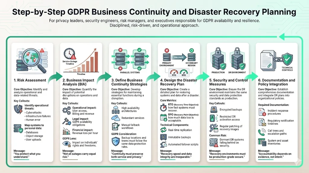 Step-by-Step GDPR Business Continuity and DR Planning