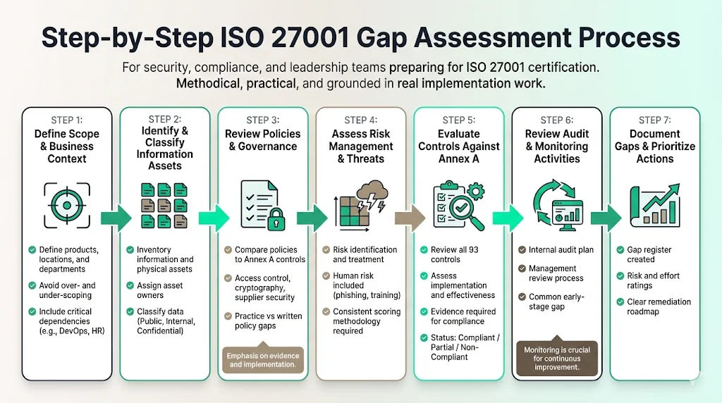 Step-by-Step ISO 27001 Gap Assessment Process
