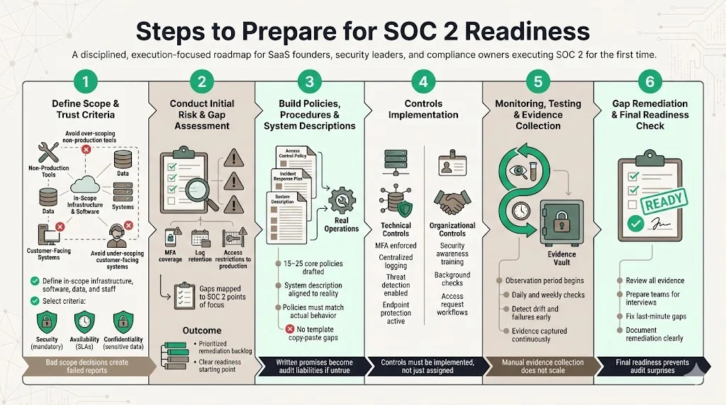 Steps to Prepare for SOC 2 Readiness