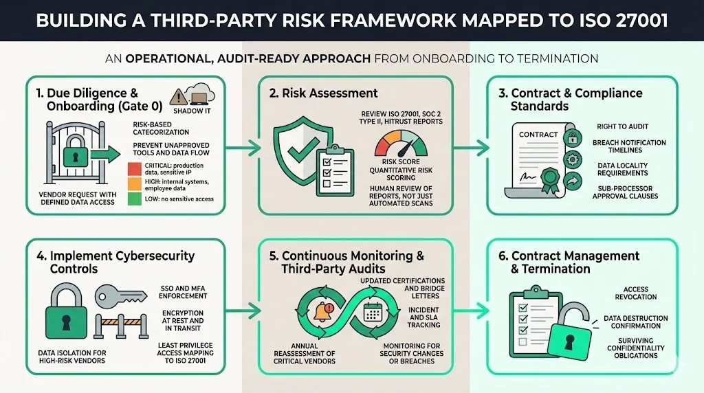 Building a Third-Party Risk Framework Mapped to ISO 27001
