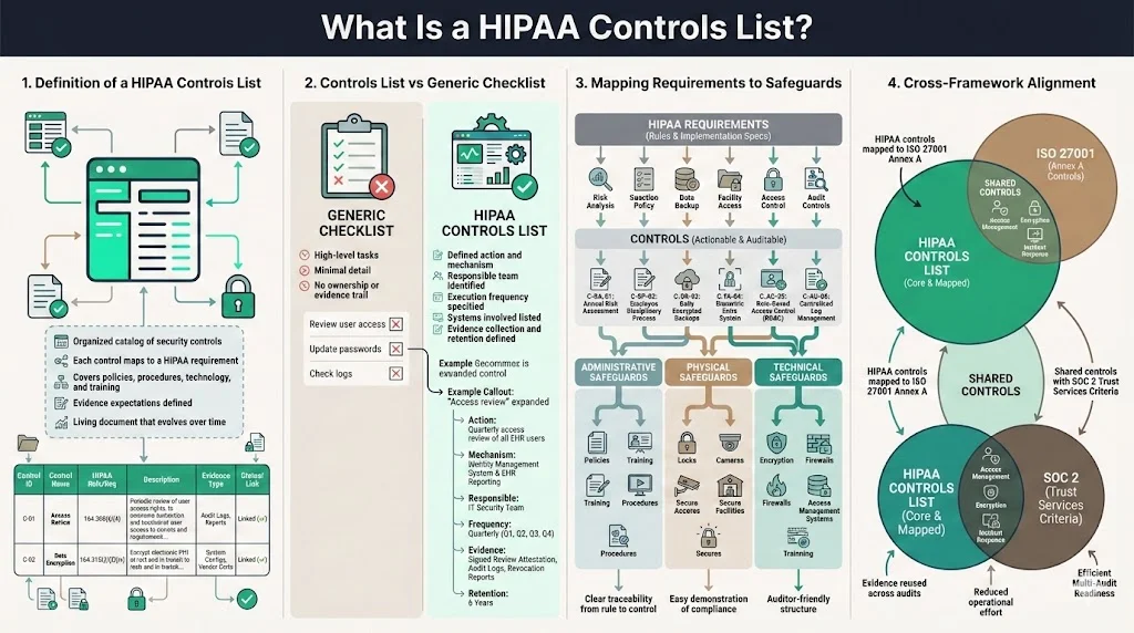 What Is a HIPAA Controls List?