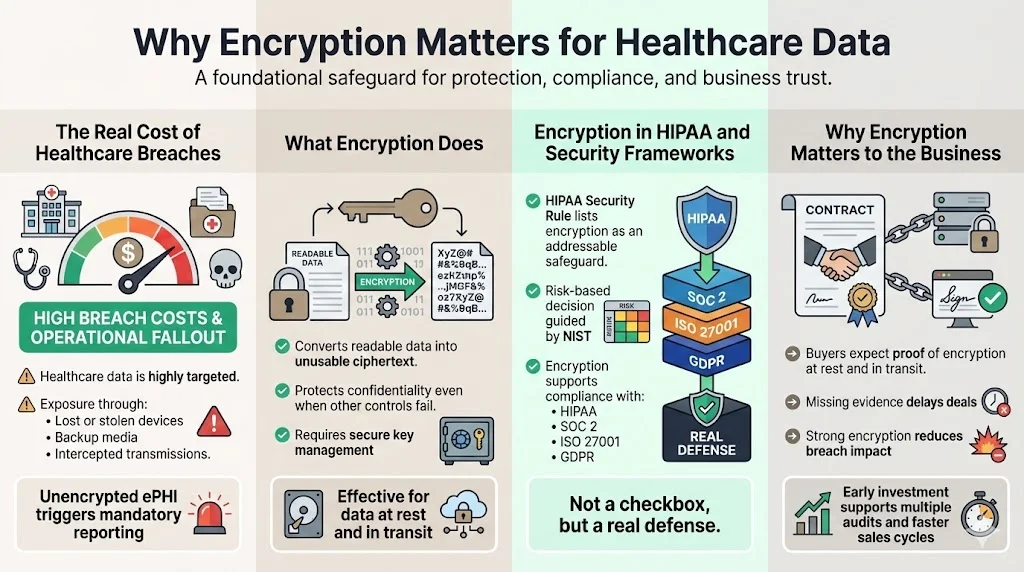 Why Encryption Matters for Healthcare Data