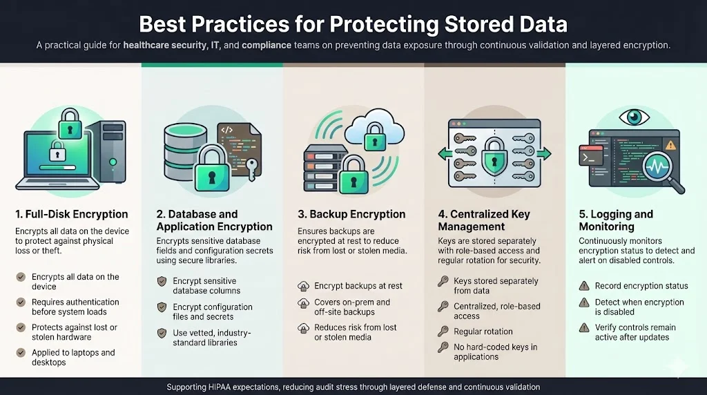 Best Practices for Protecting Stored Data