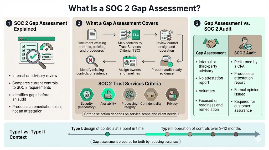 What Is a SOC 2 Gap Assessment?