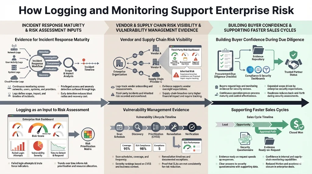 How Logging and Monitoring Support Enterprise Risk