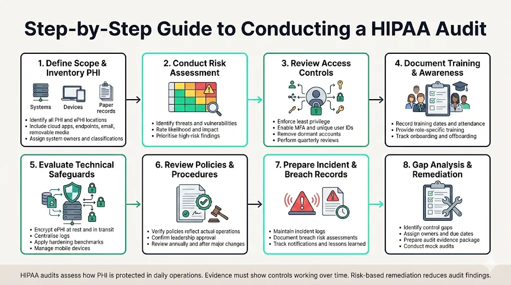 Step‑by‑Step Guide to Conducting a HIPAA Audit