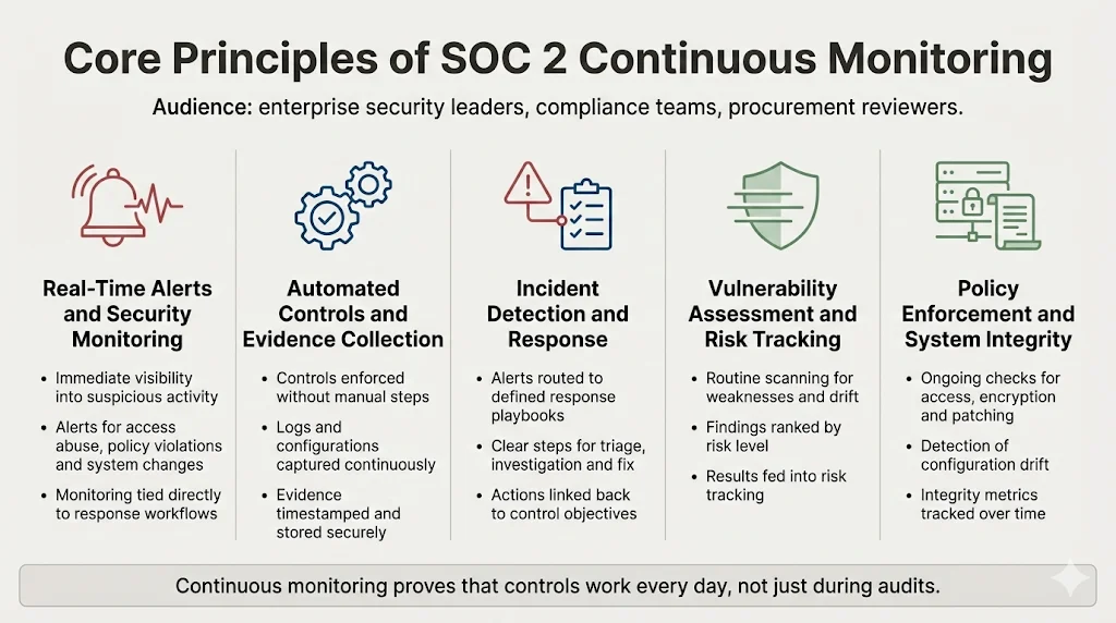 Core Principles of SOC 2 Continuous Monitoring