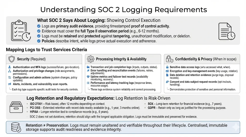 Understanding SOC 2 Logging Requirements