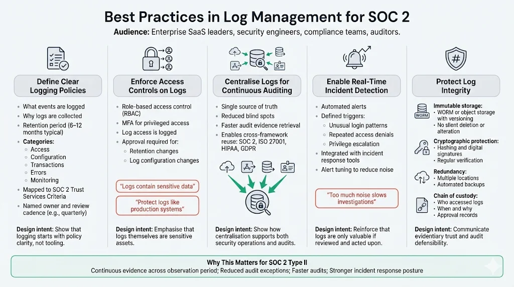 Best Practices in Log Management for SOC 2