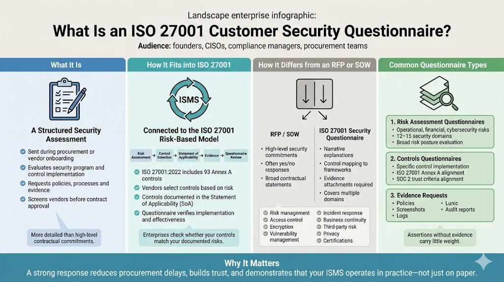 What Is an ISO 27001 Customer Security Questionnaire?