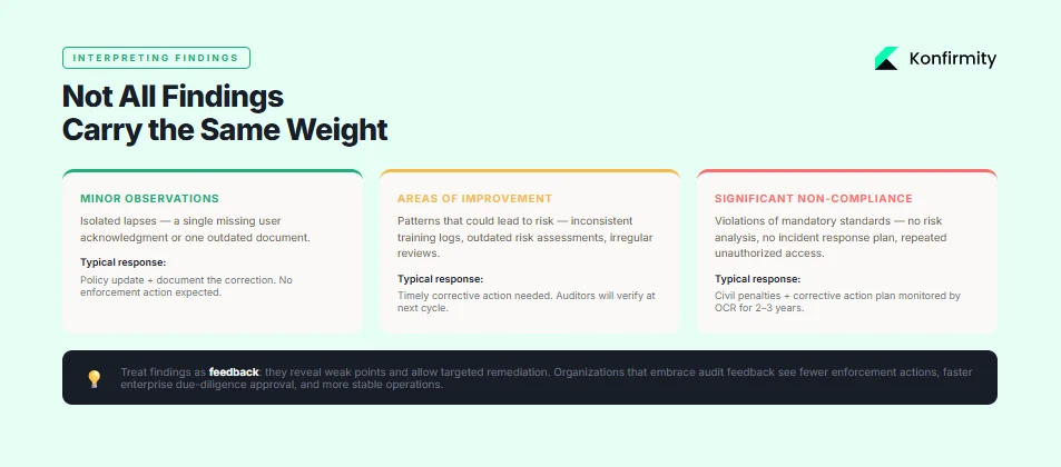 How to Interpret HIPAA Audit Findings
