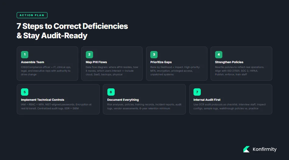 Step‑by‑Step Guide to Addressing Common Findings