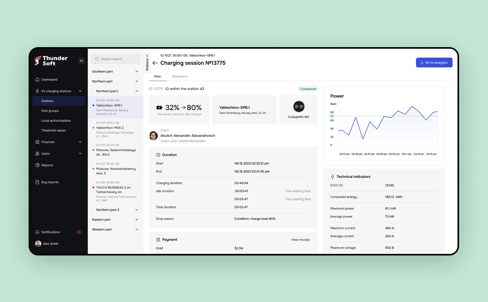 Light and dark themes