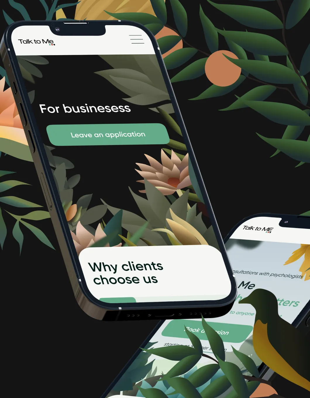 Обложка со скриншотами сервиса Поговорим.онлайн