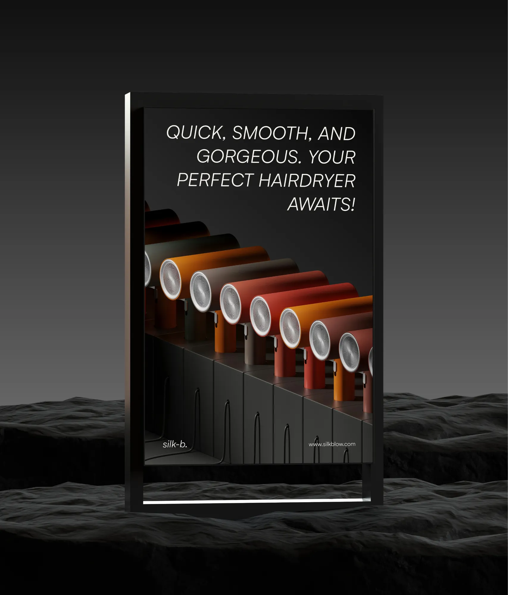 Advertising mockup design