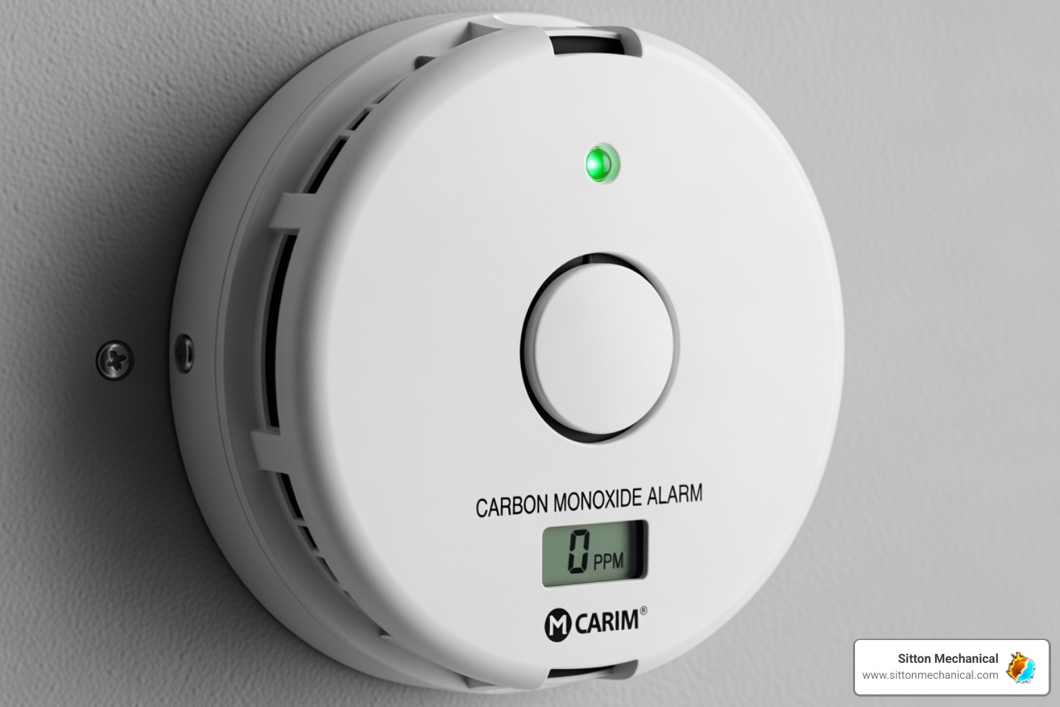 image of a carbon monoxide detector - furnace repair stillwater ok