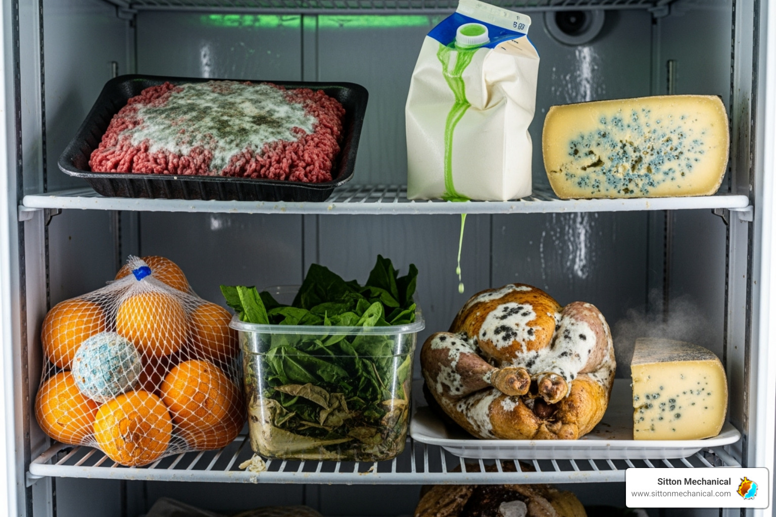 spoiled food - commercial freezer repair stillwater