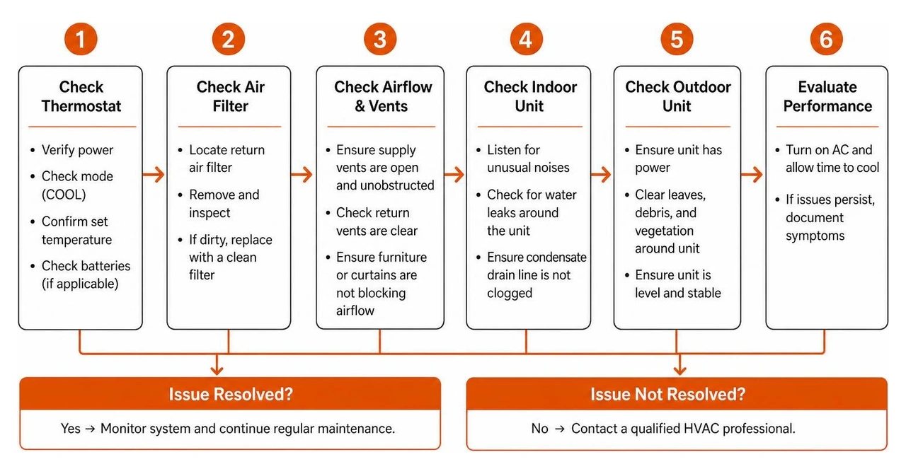 How to troubleshoot your home AC system step-by-step How to troubleshoot your home AC system step-by-step