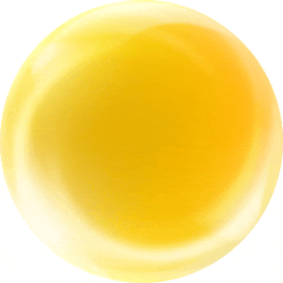 Animated yellow circle with soft gradients moving subtly.