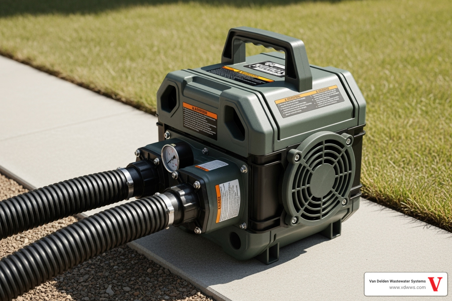 aerobic system air pump (aerator) - septic system alarm troubleshooting