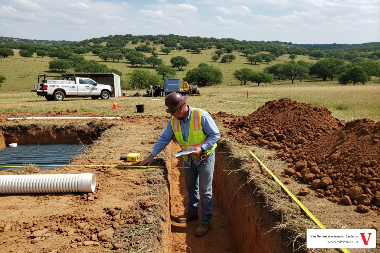 Top 1 Septic system installation inspection in Waring TX